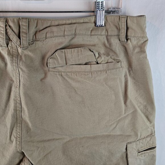 Nike Shorts Mens 38 Khaki Cargo Outdoor Utility Pockets Cotton Ripstop Hiking - Picture 7 of 11